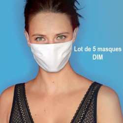 Lot de 5 masques en tissus...