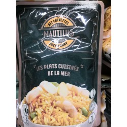 Riz crevettes coco curry