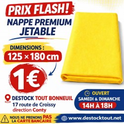 Nappe jetable