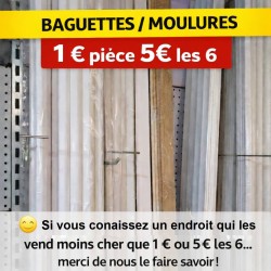 Baguettes, moulures