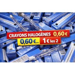 Crayons halogènes
