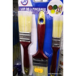 Lot de 3 pinceaux